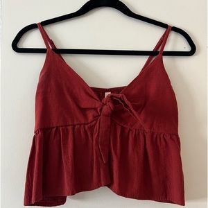 cropped tank top